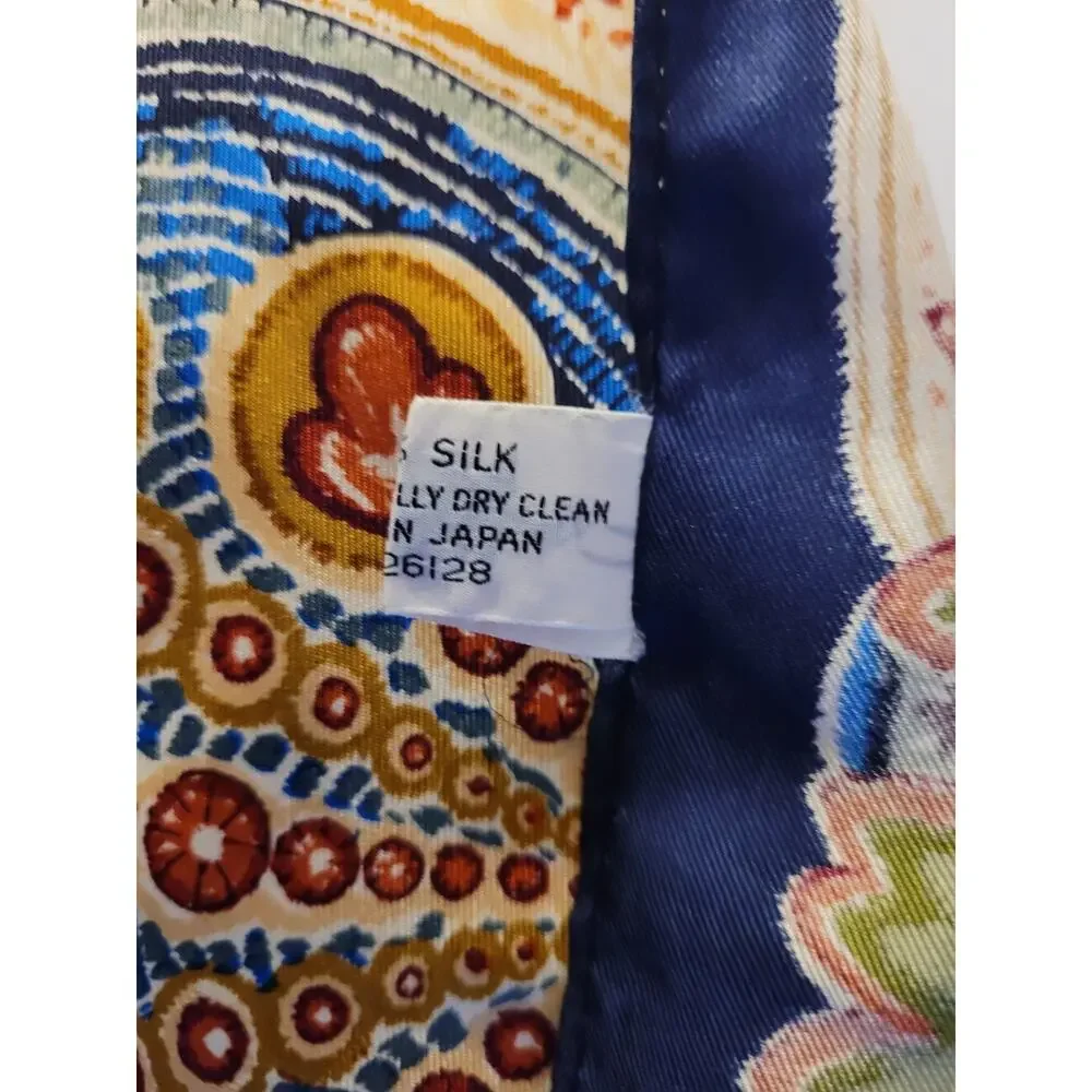 silk scarf women vintage